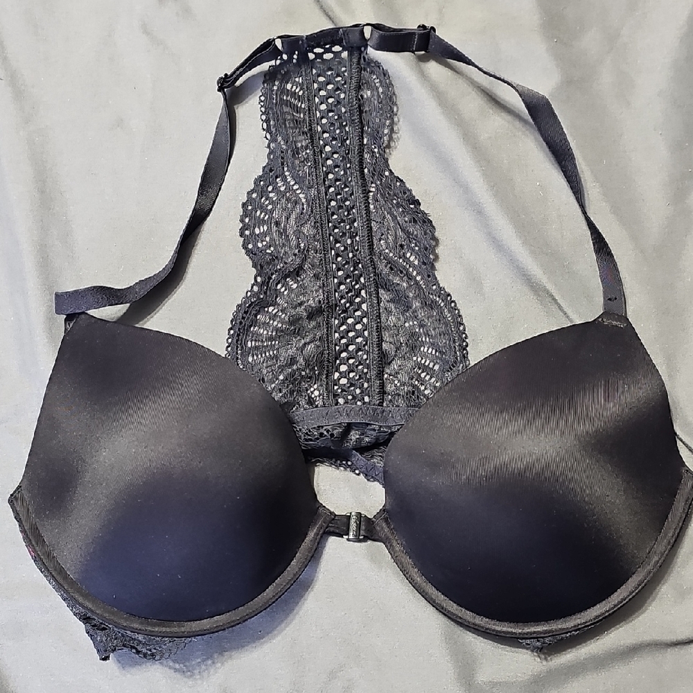 La SENZA Black Lace Detail Bra